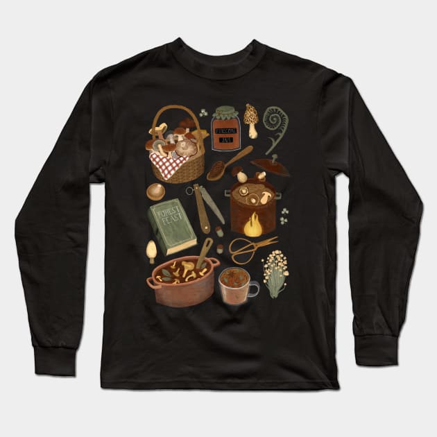 forest kitchen Long Sleeve T-Shirt by annyamarttinen